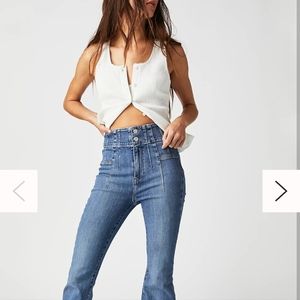 WE THE FREE High Rise Flare Jeans